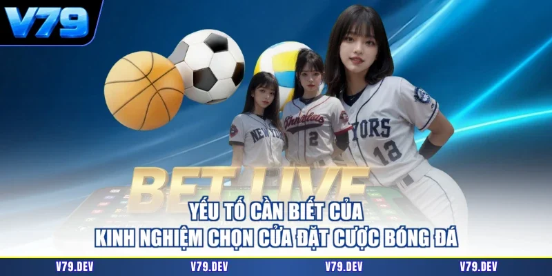 Yếu tố cần biết của kinh nghiệm chọn cửa đặt cược bóng đá